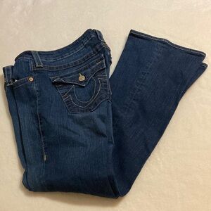 True Religion jeans, blue, bootcut, size 31